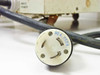 Input power cable locking plug — 30A 250V twist-lock connector attached to Constant Power 6 unit