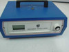 Ventronics 5529 front panel close-up showing PERCENT OXYGEN LCD display and CALIB knob