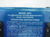 Ventronics 5570 operating instructions label showing Model 5570 Polarographic Oxygen Monitor with Model 5580 Sensor calibration and alarm setting instructions
