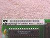 Ventritex 2000828 Rev 4 label close-up showing part number, revision, serial number, and Motorola MCM6206CP25 IC