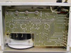 Barnes Engineering Co. 11-110-2 Temperature Controller — underside of chassis showing hand-wired point-to-point circuit board with solder traces