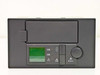 HP C1553-20800 DDS2 DAT tape drive loader – front panel view showing dark bezel with LCD status window, status indicator LEDs, tape slot, and large Eject knob