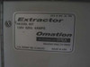 Omation 501 rating plate showing Model 501, 120V 60Hz 4 Amps, Date of Mfr Jul 1994, US Patent 5156515, Made in USA