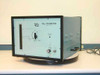 Meloy Labs CS10-2 SO2 Calibrator — front panel view showing flow meter tube, concentration control knob, air flow and flow controls, handwritten notes on panel