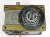Sandex 6D Rotary Indexing Drive – top-down view of output flange and circular index plate with position markings and center shaft