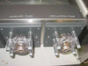 CRBS Opticell 5200R Auxiliary Pump and Circulation Pump peristaltic pump heads — close-up showing clear pump head housings