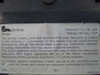 VeriFone P002-113-00 bottom label showing part number P002-113-00-H03, Rev B, 22VAC 1.5A rating, and FCC Part 15 compliance text