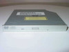 TEAC DV-28E internal IDE DVD-ROM drive – front face view showing DVD and Compact Disc logos, eject button, and activity LED