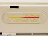 Compaq DeskPro 286n close-up of front badge showing 'COMPAQ DESKPRO 286N' logo with red and yellow stripe detail