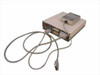 Hedman PCC8000 PC Checkwriter rear-angle view showing unit body, Program Unit, and cables