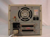 Archive 4586NP External DAT Drive – rear panel showing dual SCSI-2 ports, RCA audio inputs, fan, and IEC power inlet