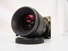 Toshiba PL13116 lens front view showing multi-element optics with anti-reflective coating and mounting flange