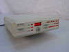 Adtran DSU II AR J131C front panel showing ADTRAN logo, LED display reading OPEN, TEST STATUS CONFIG buttons, SCROLL dial, CANCEL ENTER buttons, and PRI SEC LED status indicators