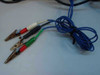 3-lead patient monitoring wire with color-coded alligator clips (red, black, green) included with the HP 78901A