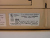 Sears 161 typewriter underside label showing Model 161.53509850, 120V AC 60Hz 0.4A, UL listing, serial number, and Made in Japan marking
