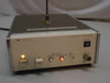 HP Hewlett Packard 78101A Telemetry System Receiver front panel with power indicator lit, CAL button, INOPERATIVE/ELECTRODE/RANGE/BATTERY indicators, and whip antenna on top