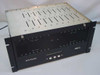 Astrocom 4100 Software Defined Multiplexer front panel view showing 32 port activity indicators, LCD display, and rackmount ears