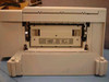 HP C2685A 2500CM printer internal paper feed mechanism exposed — front view with paper tray removed showing rollers and feed assembly