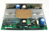 Nortel Meridian QPC691A — top-down angled view of board showing transformer, heatsink with copper thermal pad, and dual card edge connectors labeled NT C08921A0 21X88