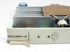 Nortel QPC691A power converter — front bracket detail showing 'QPC691A-A 5/12 CONV 2' label and caution warning: power to be off before removing or inserting this pack