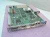 HP D3393-60003 Vectra VL/5 Socket 5 system board — top view showing CPU socket, expansion slots, and rear I/O ports including parallel, serial, PS/2, and VGA connectors