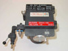 McPherson GCA film head assembly front view showing McPherson logo label, GCA badge, film position counter reading 0000, red warning label, and pneumatic valve assembly with lever
