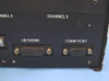 Digital Link DL100 rear panel right section showing Channel 4, Channel 5, Network DB-15 connector, and COMM PORT DB-9 connector