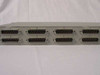 Shiva LanRover/8T – close-up of eight numbered DB-25 serial access ports on rear panel