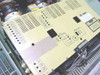 Barco Graphics 400 top-down interior view of G-400 main circuit board with connectors and control interface blocks