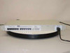 SMC Elite 3812TP 10BASE-T concentrator – front panel view showing 12 RJ-45 ports and LED status indicators with power cable attached