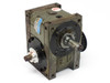Sandex Sankyo 6D 06182R-L3A1 Rotary Indexing Drive – 3/4 front view showing input shaft with toothed belt pulley and output shaft