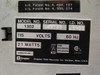Simplex 1302 time clock – rear rating plate showing Model 1302, 115V, 60Hz, 21 Watts, part number 5086237-001, UL listing, and U.S. Patent numbers