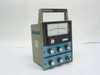 Beckman 123303 Portable pH O2 Meter front panel view showing analog meter display, blue control knobs, and carry handle