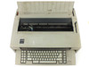 IBM Wheelwriter 5 5441 — top-down view with cover open showing print mechanism and keyboard