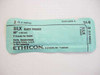 Ethicon SA-9 Silk Black Braided Non-Absorbable Suture packet — front label showing size 3 (6.0 metric), 60 in (150 cm), 2 strands per packet, sterile