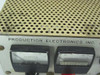 Production Electronics LS-40/5 – close-up of front panel showing Amperes and Volts analog meters with ADJ. 24V marking and brand label