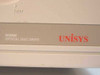 Unisys M610 WORM Optical Disc Drive – close-up of front panel label showing WORM Optical Disc Drive designation and Unisys logo with eject button