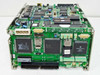 Fujitsu M2651SA SCSI hard drive — opposite side PCB view showing Motorola MC68HC000FN16 processor, additional controller ICs, and SCSI ribbon connector