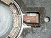 Close-up of Datacraft 5208 read/write head assembly showing head component marked DMP060XCD5, part number 22941402, with visible surface rust and wear on surrounding metal