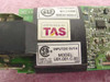 Apple Ambit U01.001.C.00 modem card – close-up of CSA rating label showing INPUT DC 5V/1A, model U01.001.C.00, TAS approval mark, and BSMI certification D87-M034-0