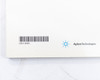 HP Agilent E3631A User's Guide – inside back cover with barcode and part number E3631-90002, Agilent Technologies logo
