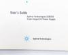 HP Agilent E3631A User's Guide – title page reading User's Guide, Agilent Technologies E3631A, Triple Output DC Power Supply