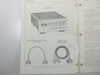 HP 8750A Storage-Normalizer manual interior page showing Model 8750A unit illustration, Normalizer Interconnect Cable HP 08750-60024, and Option 001 BNC Interface Adapter HP 08750-60025