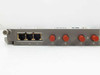 Bay Networks 5575A-F Cluster B end of front panel showing three RJ-45 ports (ports 9–11) and red-capped fiber TX/RX ports with port labels