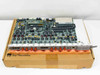Bay Networks 5575A-F Token Ring Dual Fiber Repeater Cluster Host Module shown on original Bay Networks box, front panel facing up with red fiber port caps visible