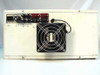 Pamoto 4600X rear panel – AC power inlet, voltage tap terminals labeled A B C with 2A and 8A fuse positions, large cooling fan