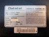 Datatel DCP3081 CSU/DSU bottom rating plate showing model DCP3081, 115V, Phase-1, 0.11A, 60Hz, UL Listed 83C2, FCC Registration F7S4IK-72751-DD-N, USOC Jack RJ48S, and serial number barcode label