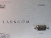 Larscom iPlex 6000 rear panel detail showing Larscom logo, Terminal RS-232 DB-9 connector, and power label