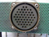 Utah Research Development Cell Scan Fixture 371AS138 – close-up of front multi-pin circular military connector with approximately 37 pin contacts visible