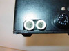 Bergen Expo Systems 24367 power supply – closeup of dual output connector ports and rotary fuse holder on side panel